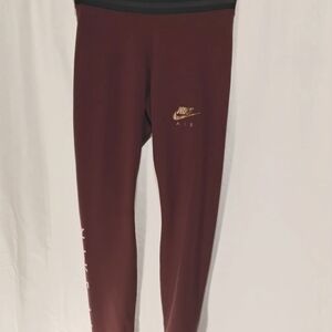 Nike Air womens leggings logo in gold M